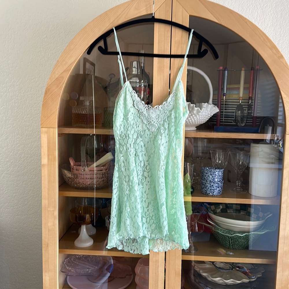 Vintage blue slip
